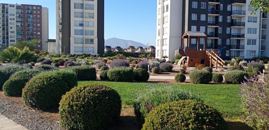 Departamento 2 dormitorios / 1 baño / 1 estacionamiento, Condominio Alto Hacienda – Coquimbo