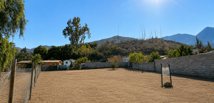 SITIO URBANO EN VENTA EN VICUÑA | 1.060 m² EN PRIMERA LÍNEA
