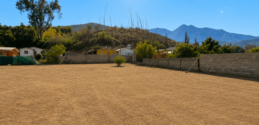 SITIO URBANO EN VENTA EN VICUÑA | 1.060 m² EN PRIMERA LÍNEA