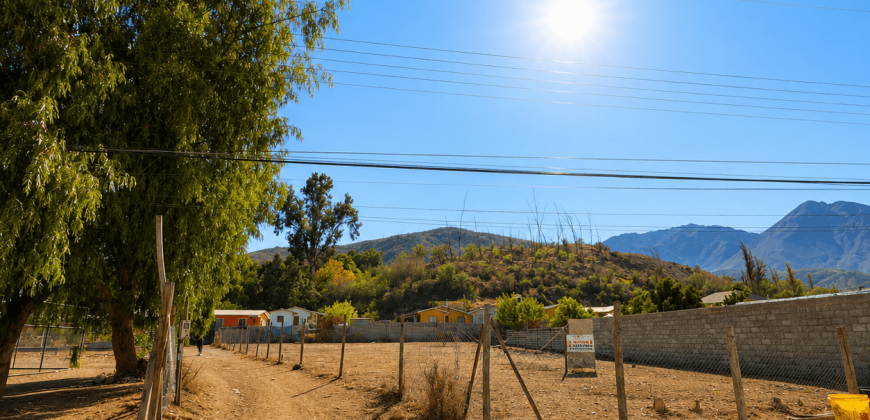 SITIO URBANO EN VENTA EN VICUÑA | 1.060 m² EN PRIMERA LÍNEA