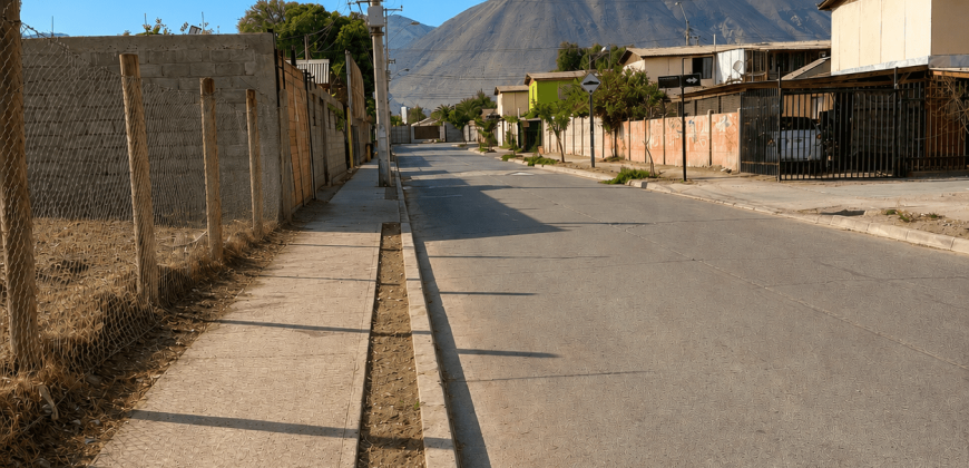 SITIO URBANO EN VENTA EN VICUÑA | 1.060 m² EN PRIMERA LÍNEA