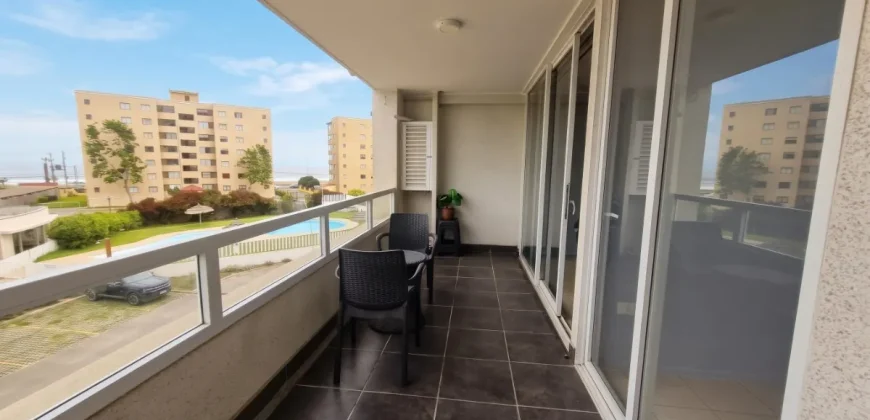Depto Amoblado 2d 1b 1e 1b Condominio Playa Blanca La Serena